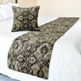 Pewter Palace Decorative Bed Runner and Cushion Cover