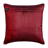 Crimson Damask - Jacquard Red Decorative Bed Runner and Cushion Cover