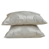 Gray Jacquard Lumbar Cushion Cover - Windsor Grace