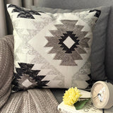 Silver Solstice Throw Cushion Cover