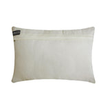 Ivory Paradise - Art Silk Ivory Decorative Lumbar Pillow Cover
