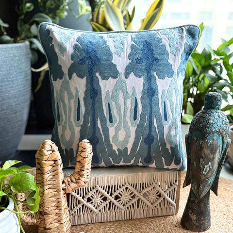 Thread Trace Throw Cushion Cover