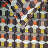 Orange Patterns - Velvet Orange Decorative Bed Runner and Cushion Cover