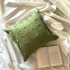 Green Love Tune - Green Suede Throw Cushion Cover