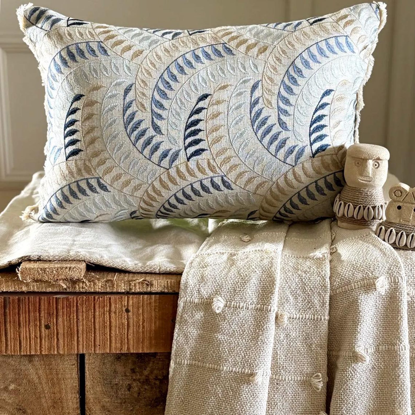 Leaf Rustle Lumbar Pillow Cover