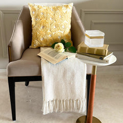 Gold Garden - Gold Art Silk Decorative Euro Sham
