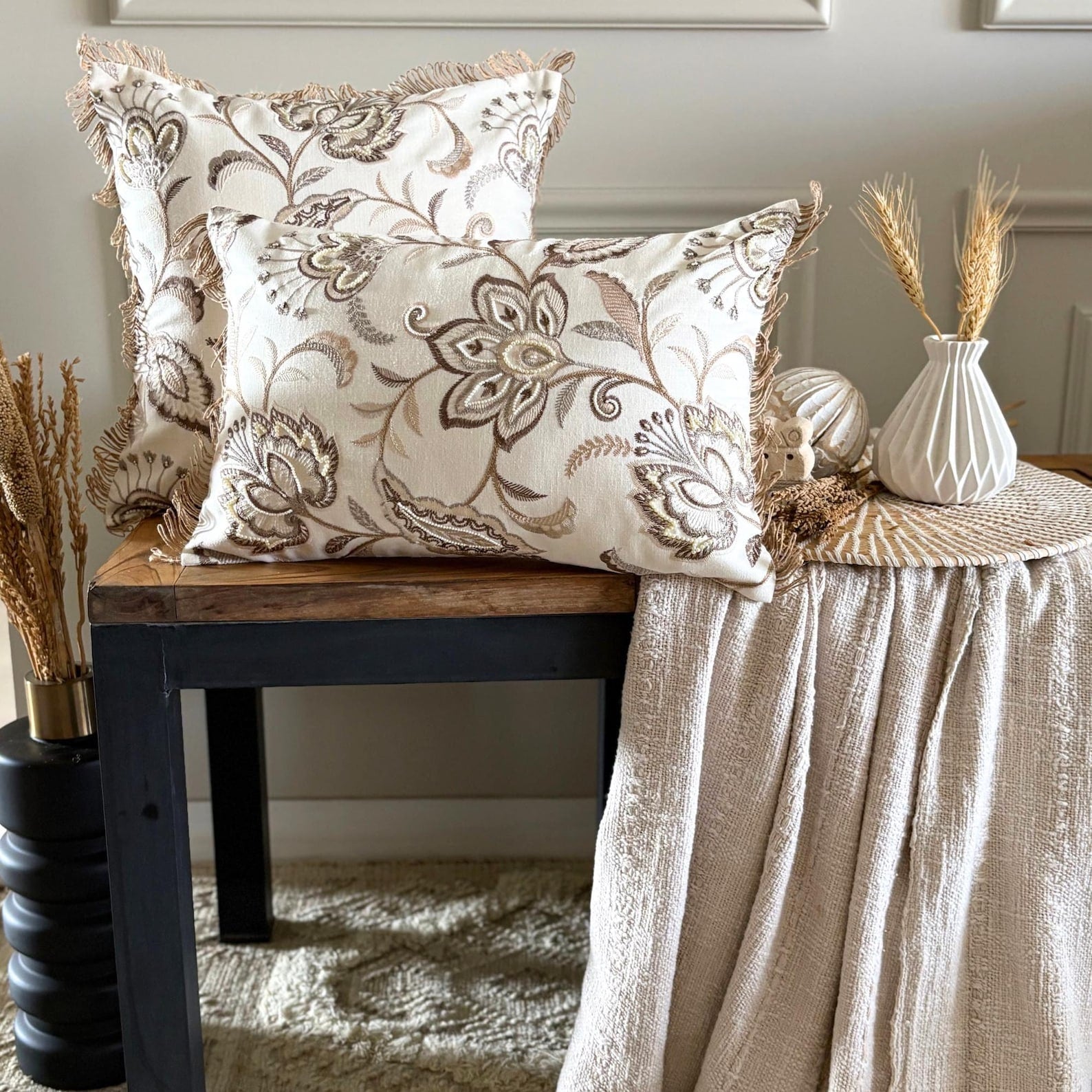 Marjorie Throw Pillow Cover