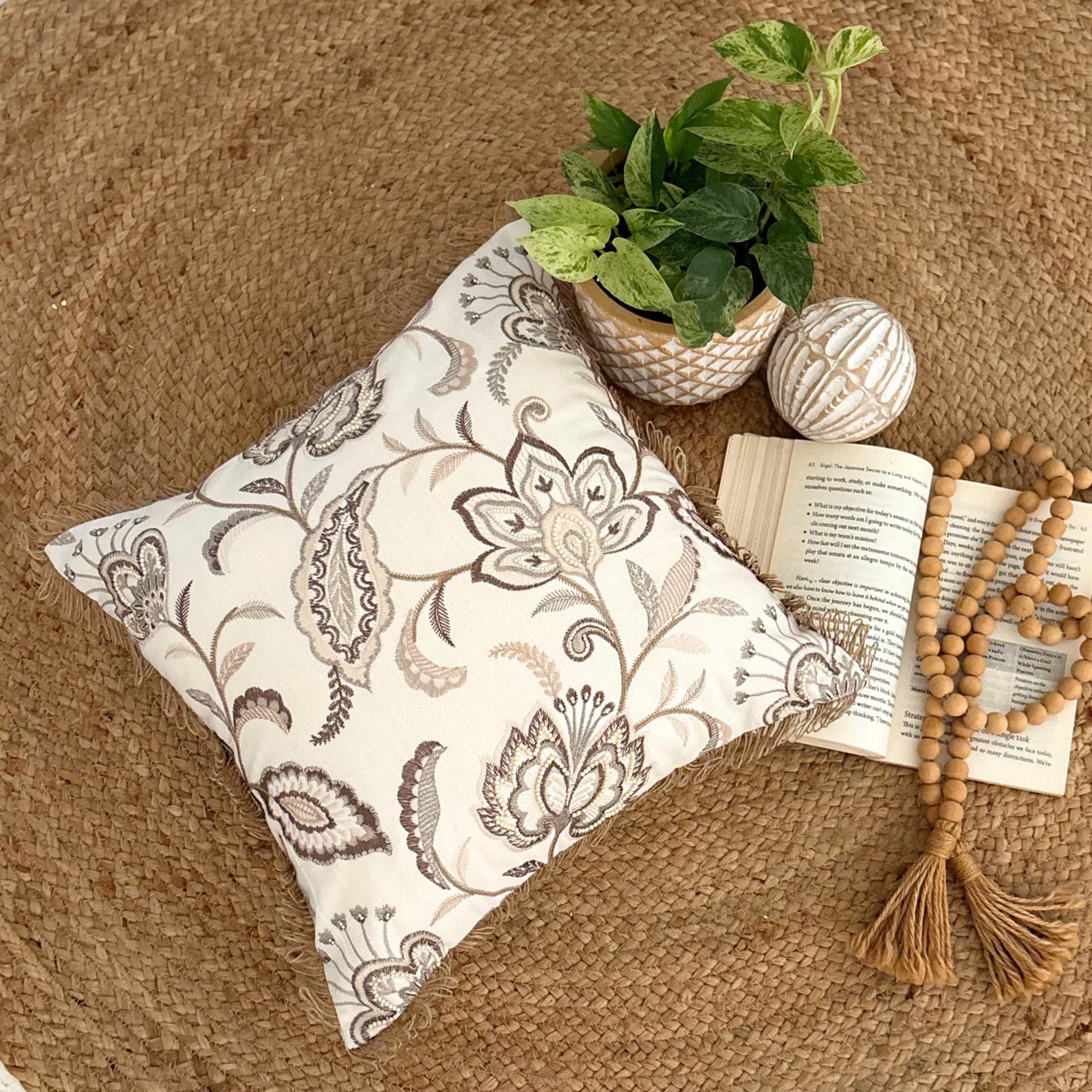 Marjorie Throw Pillow Cover