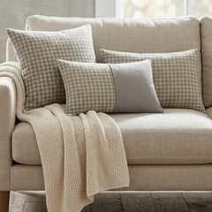 Gray Terra Hound Lumbar Cushion Cover