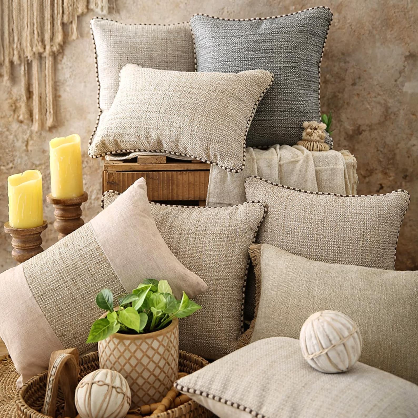 June Sage Lumbar Cushion Cover