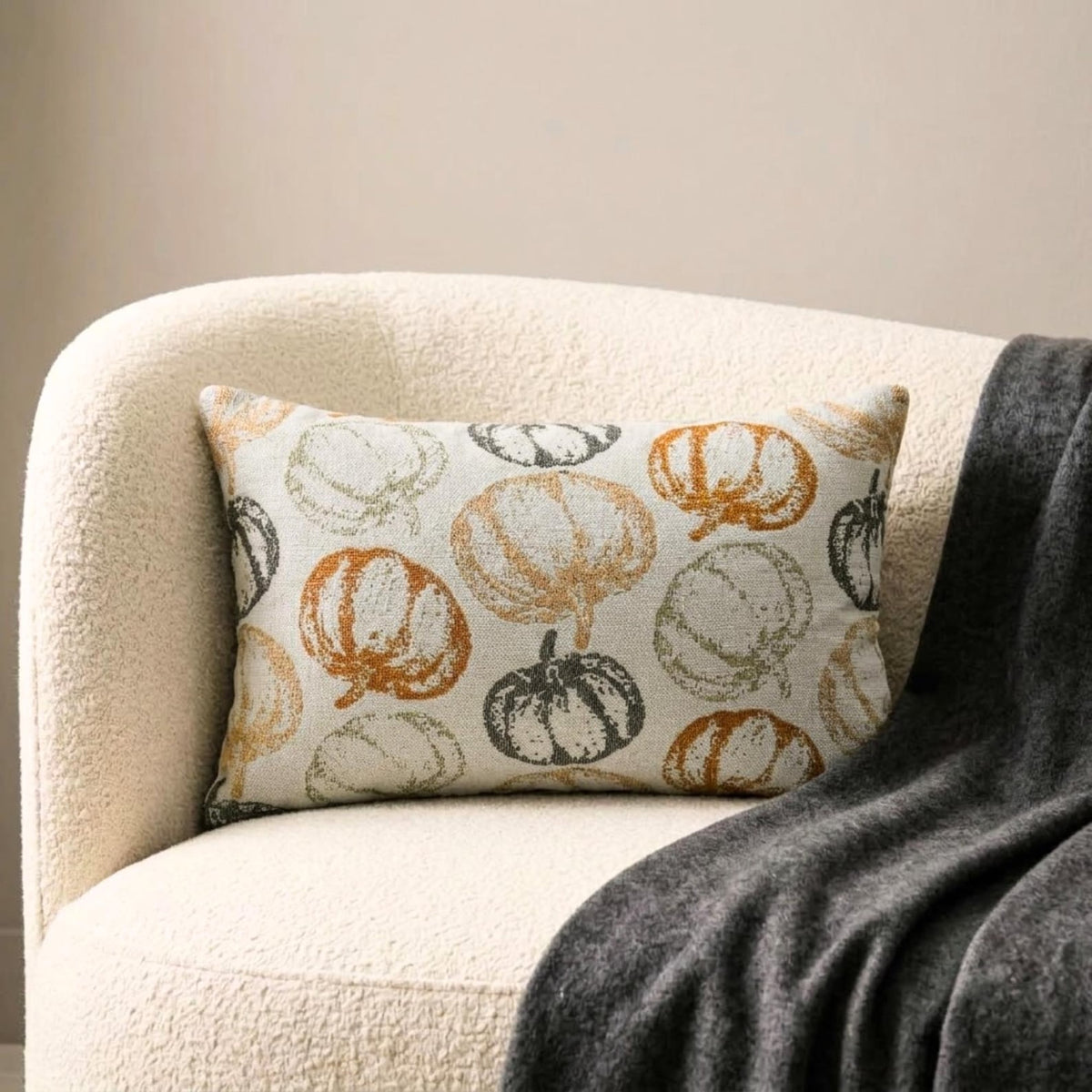 Pumpkin Pal Lumbar Cushion Cover