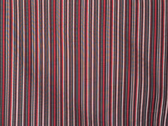 Broadway Red Stripes Printed Velvet Fabric By The Metre