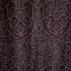 Wine Thread Embroidery Wine Cotton Linen Fabric