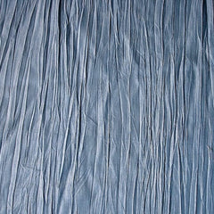 White (Crushed) Art Silk / Faux Silk Fabric By The Metre