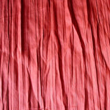 Rust (Crushed) Art Silk / Faux Silk Fabric By The Metre