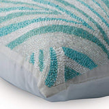 Arctic Layer Blue Beaded Euro Sham