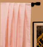 Peach Pink Silk Dupioni Fabric By The Metre