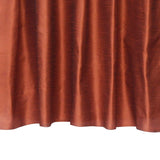 Rust Art Silk Curtain Panels
