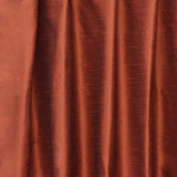 Rust Art Silk Curtain Panels