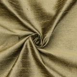 Dull Olive Green Art Silk Curtain Panels
