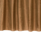 Dark Tan Art Silk Curtain Panels