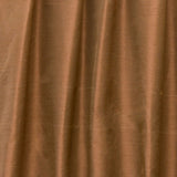 Dark Tan Art Silk Curtain Panels