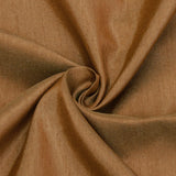 Dark Tan Art Silk Curtain Panels