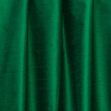 Dark Emerald Green Art Silk Curtain Panels