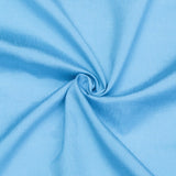 Light Aqua Blue Art Silk Curtain Panels
