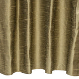 Dull Olive Green Art Silk Curtain Panels