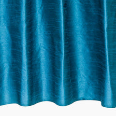Peacock Blue Art Silk Curtain Panels