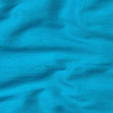 Peacock Blue Silk Dupioni Curtain Panels