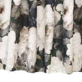 Midnight Roses Printed Cotton Fabric By The Metre, Green & Brown Cotton Printed Fabric