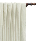 Ivory Art Silk Curtain Panels