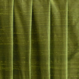 Olive Green Silk Dupioni Curtain Panels