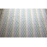 Multicolored Waves Lavender Purple & Light Gold & Sea Green Polyester Weaved Fabric By The Metre