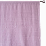 Pastel Lilac Pure Silk Dupioni Curtain Panels
