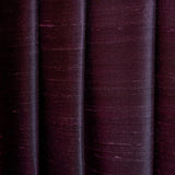 Dark Wine Silk Dupioni Curtain Panels