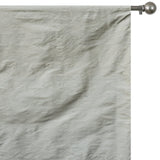 Light Gray Silk Dupioni Curtain Panels
