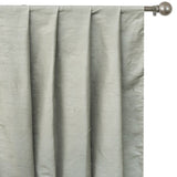 Light Gray Silk Dupioni Curtain Panels