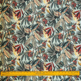 Cockatoo Love Sea Green, Red & Blue Cotton Spun Printed Fabric By The Metre, 54 inches width