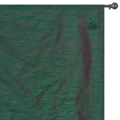 Green And Fuchsia Art Silk / Faux Silk Fabric By The Metre