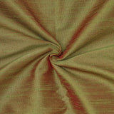 Green And Orange Art Silk Curtain Panels