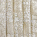 Cream with Foil Print Foil Printed Velvet Fabric by the Metre, 1 Metre Velvet