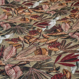 Beige, Brown, Rust Cotton Spun Fabric by the Metre, 1 Metre Beige Cotton Fabric