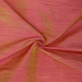 Pink And Yellow Art Silk Curtain Panels