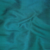 Teal Blue Art Silk Curtain Panels