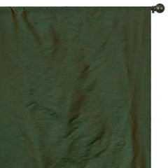 Green And Red Art Silk Curtain Panels