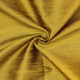 Dark Gold Art Silk Curtain Panels