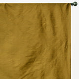 Dark Gold Art Silk Curtain Panels